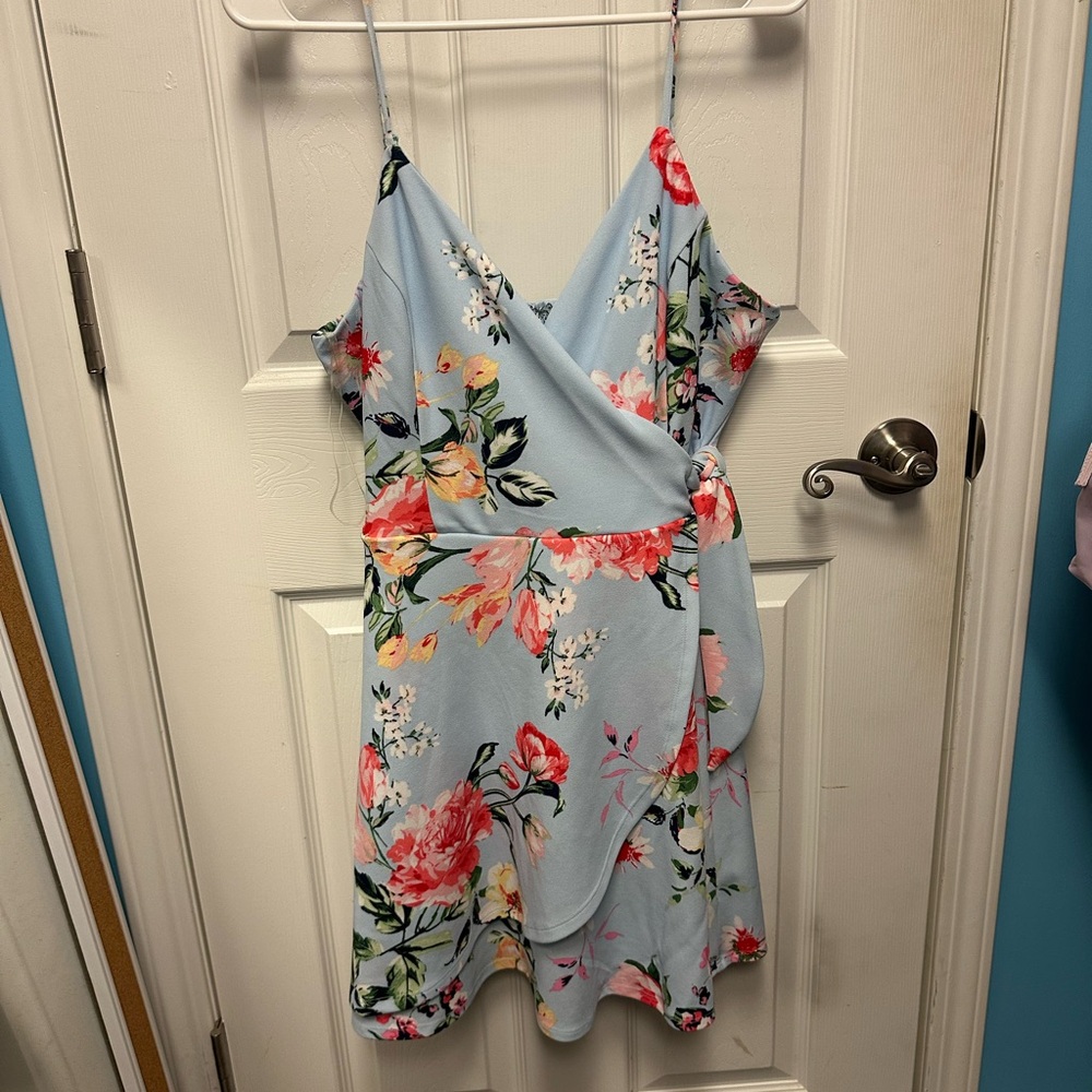 Floral Wrap Dress